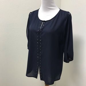 A Byer blue top size medium